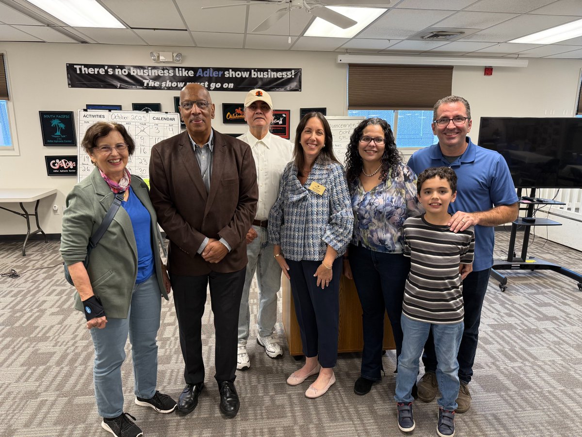 Earlier this week I visited the Adler Aphasia Center for a potluck, alongside members, volunteers &amp; caregivers. The center provides invaluable support to residents with aphasia &amp; their families which is why it was so important to me to secure them funding in this year's budget.