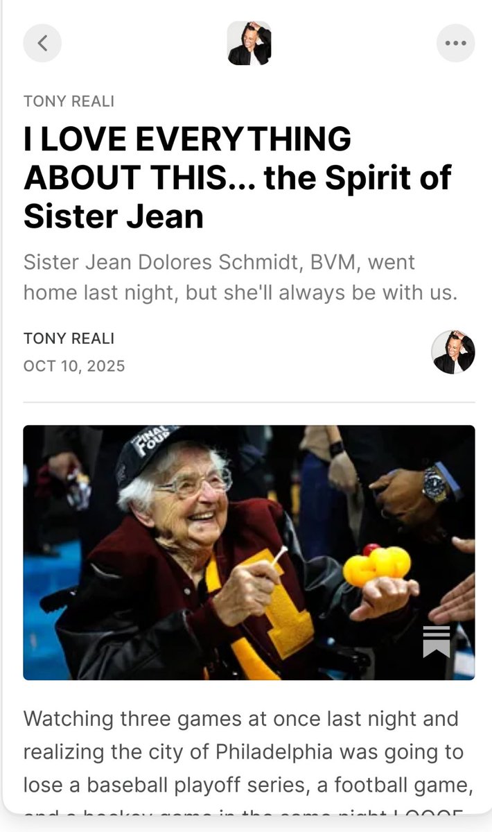A reflection on the magnificent life of Sister Jean in today’s I Love Everything About This!

Living a life as a religious is hard for many of us to understand. To dedicate and commit to a vocation that seemingly puts you in your own solitary lane walking through life, it’s