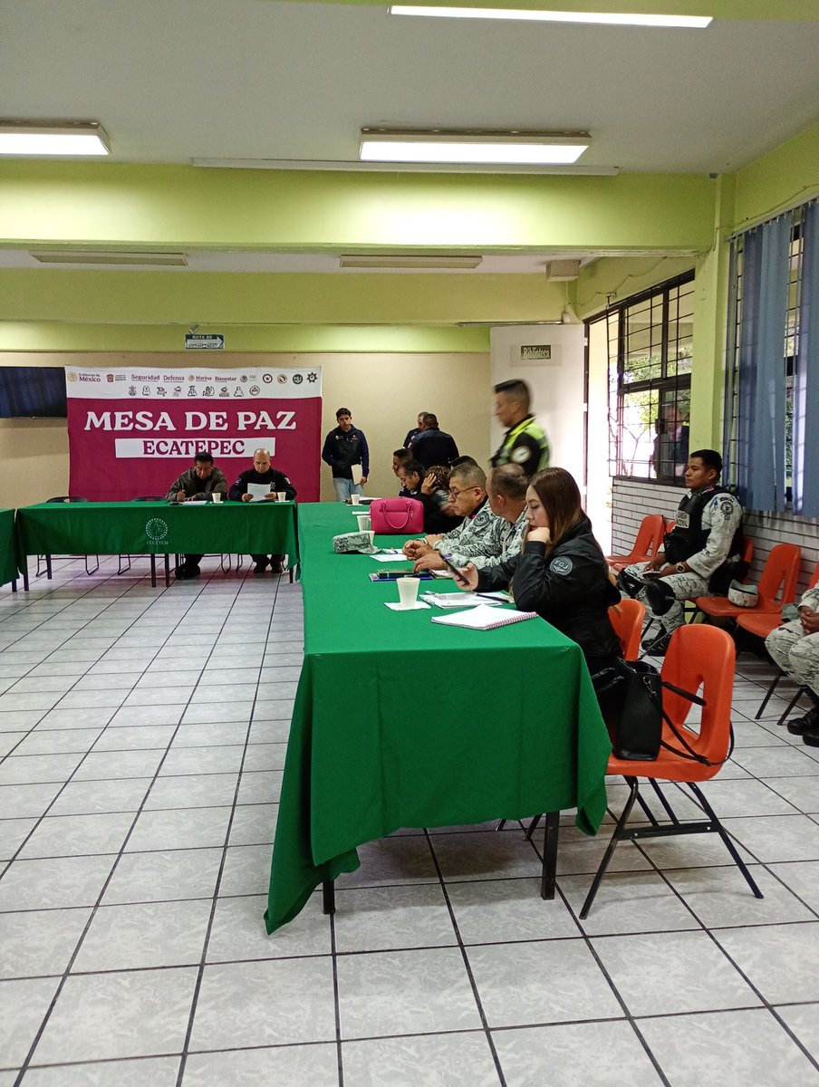 CecytemEcatepc's tweet photo. El día de hoy 10 de octubre recibimos y apoyamos a las autoridades del H. Ayuntamiento de Ecatepec de Morelos para el desempeño del Evento Mesa de Paz https://t.co/OEZvpMpCW6