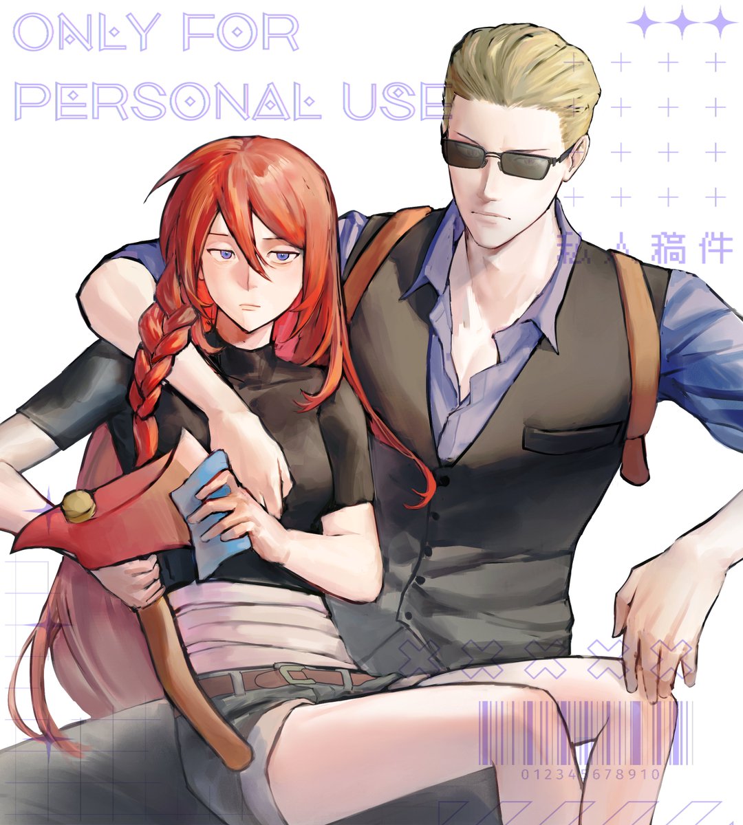 🕶️🪓
悄悄浮上來

#Ocxcanon #AlbertWesker #ResidentEvil #DeadbyDaylight 
art by 無拘日.