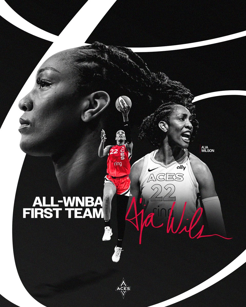 Nothin' new for the M'VP 🫡

<a href="/_ajawilson22/">A'ja Wilson</a> has been selected to the All-WNBA First Team for the 6th year in a row!

<a href="/WNBA/">WNBA</a> // #ALLINLV