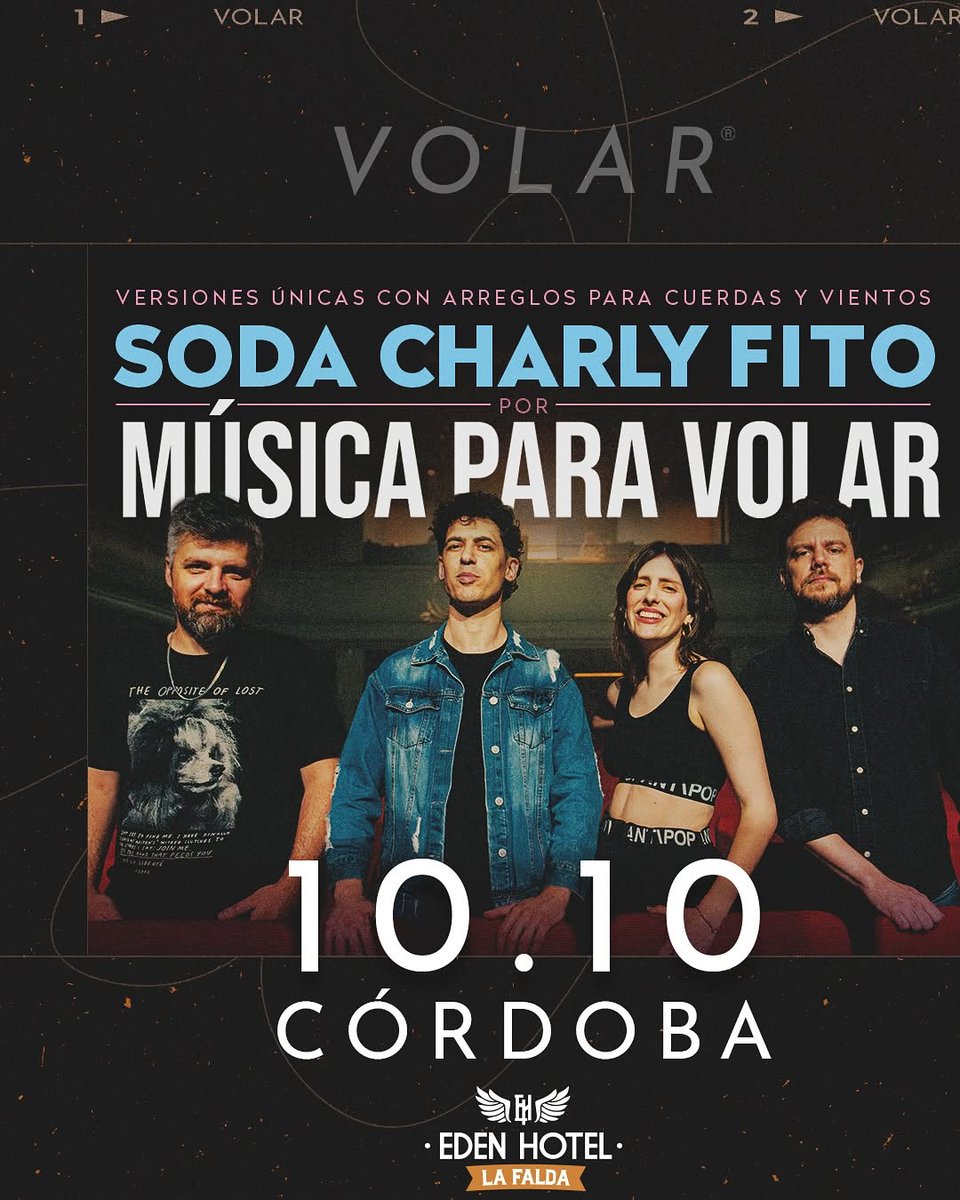InfEspectCbaok's tweet image. Hoy 21:00 hs @mpvolar en el #TeatroEdénHotel 

#LaFalda 
#Córdoba 
#Argentina