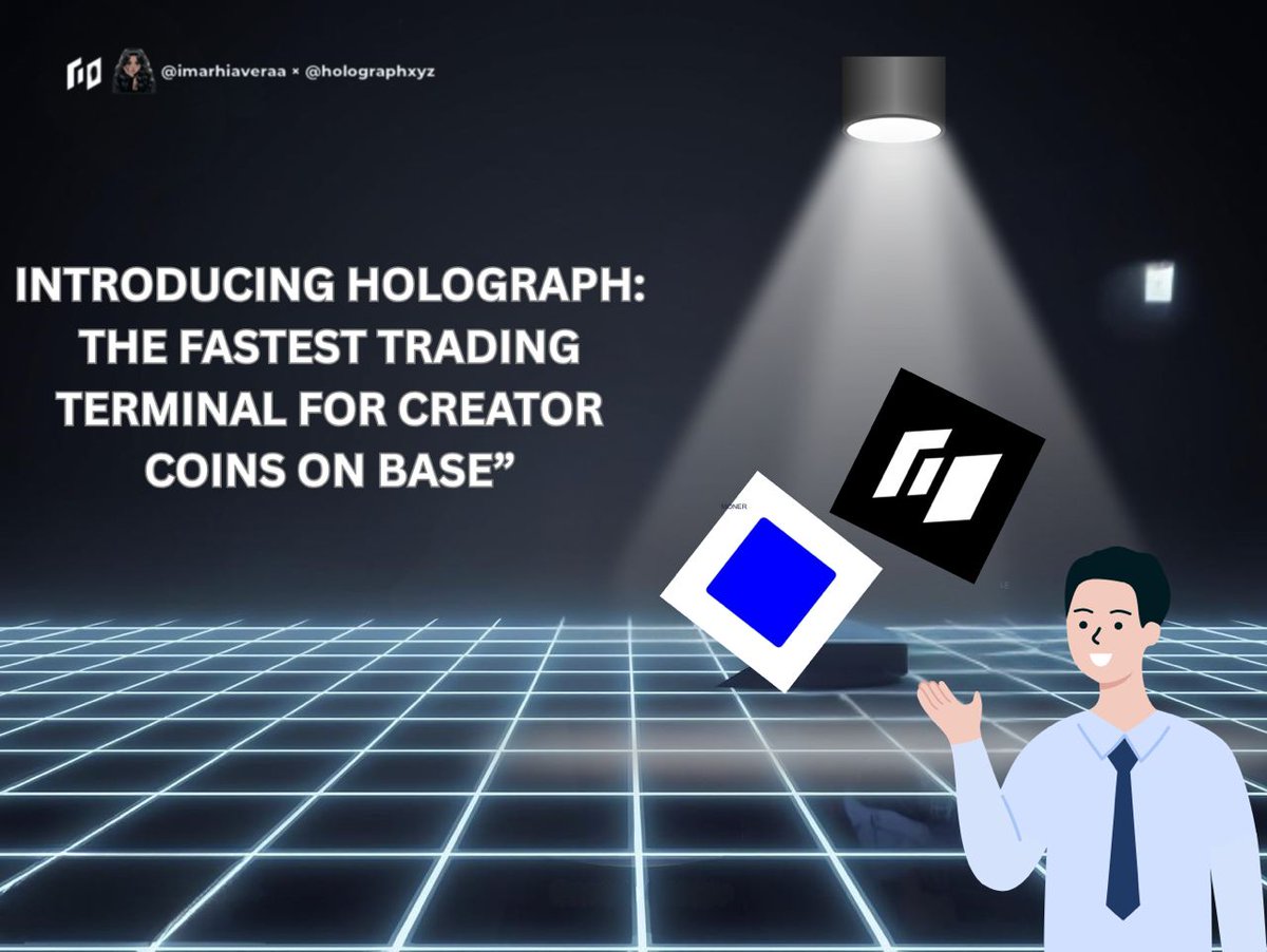 ImarhiaVeraa's tweet image. Finding the next creator coin before it pumps used to feel impossible. 💔

I’d only hear about them after they’d already 10×’d.

Then I tried @holographxyz, a live trading terminal on Base built for creator coins.

Now I can spot, trade, and earn from creator coins on time.🧵