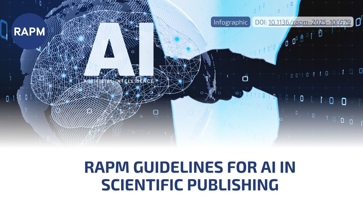 🤖 AI in Medical Publishing: Friend or Foe?

🔑 RAPM provides guidelines for responsible AI use in manuscripts—balancing innovation, transparency, and scientific integrity!

🔗 READ HERE -&gt; doi.org/10.1136/rapm-2…