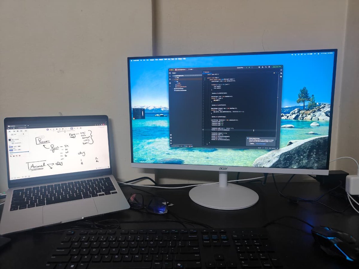 PRATHMESH842's tweet image. #100DaysOfJava — Day 2 ✅
- 2D Arrays &amp; Lists
- HashMap &amp; HashSet
- Basics of Object Oriented Programming
Btw what did you work on today?
#Java #SpringBoot #BackendDevelopment #100DaysOfCode