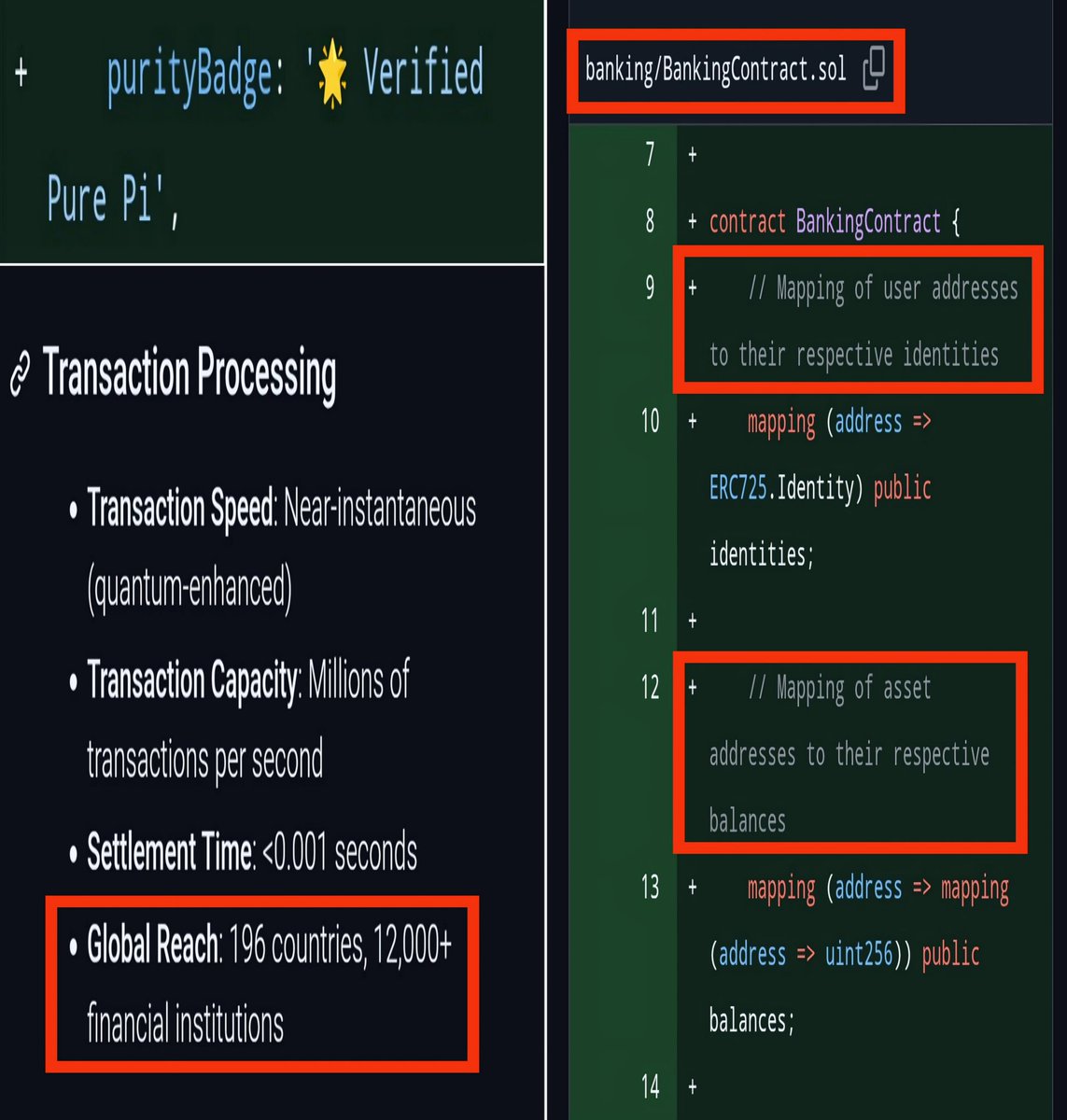maxwell_alosa's tweet photo. PiOS  hinted at the coming separation:

👉 Internal Pi =Contribution Pi (mined/KYCed)
👉 External Pi =Non-contribution Pi (exchange or unverified)

In Open Mainnet,two balances may exist &amp; only contribution Pi will receive the Pi Purity Badge, ultimate proof of authenticity. https://t.co/jVmConEmOL