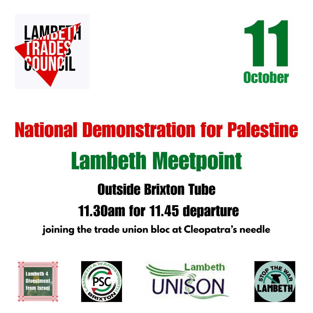 Lambeth Solidarity tweet media