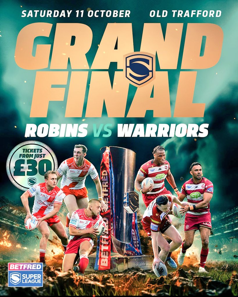 AVAILABLE

Two more cheap <a href="/SuperLeague/">Betfred Super League</a> Grand Final tickets in W3105.

DM us