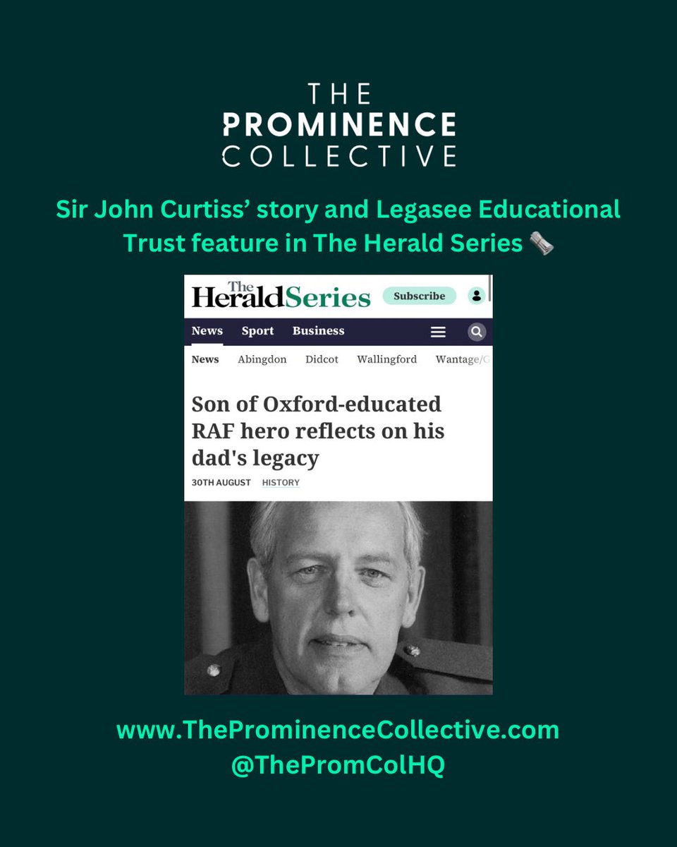 Sir John Curtiss’ story and <a href="/Legasee_Archive/">Legasee</a> feature in <a href="/TheHeraldSeries/">Herald news</a> 🗞️

#Press #Media #PublicRelations