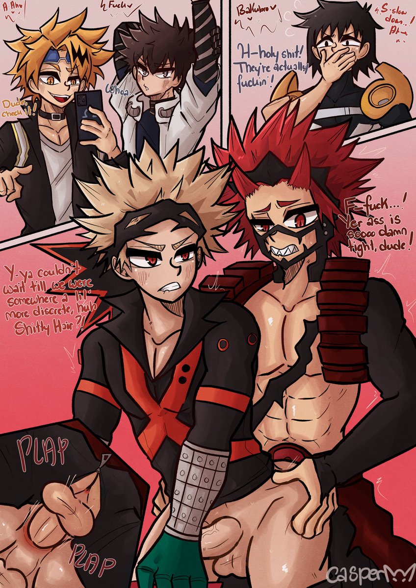 Bro just couldn’t wait till they were alone— 😳😅 #mha