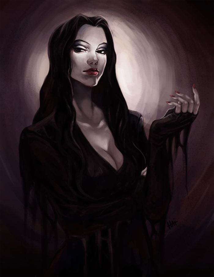 Morticia by juhaihai