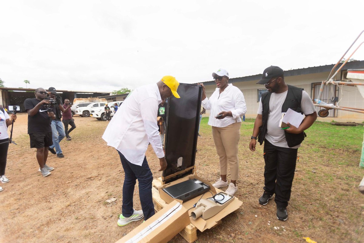 Chose promise, chose faite : la lumière est  arrivée dans le 1er arrondissement de Lambaréné !