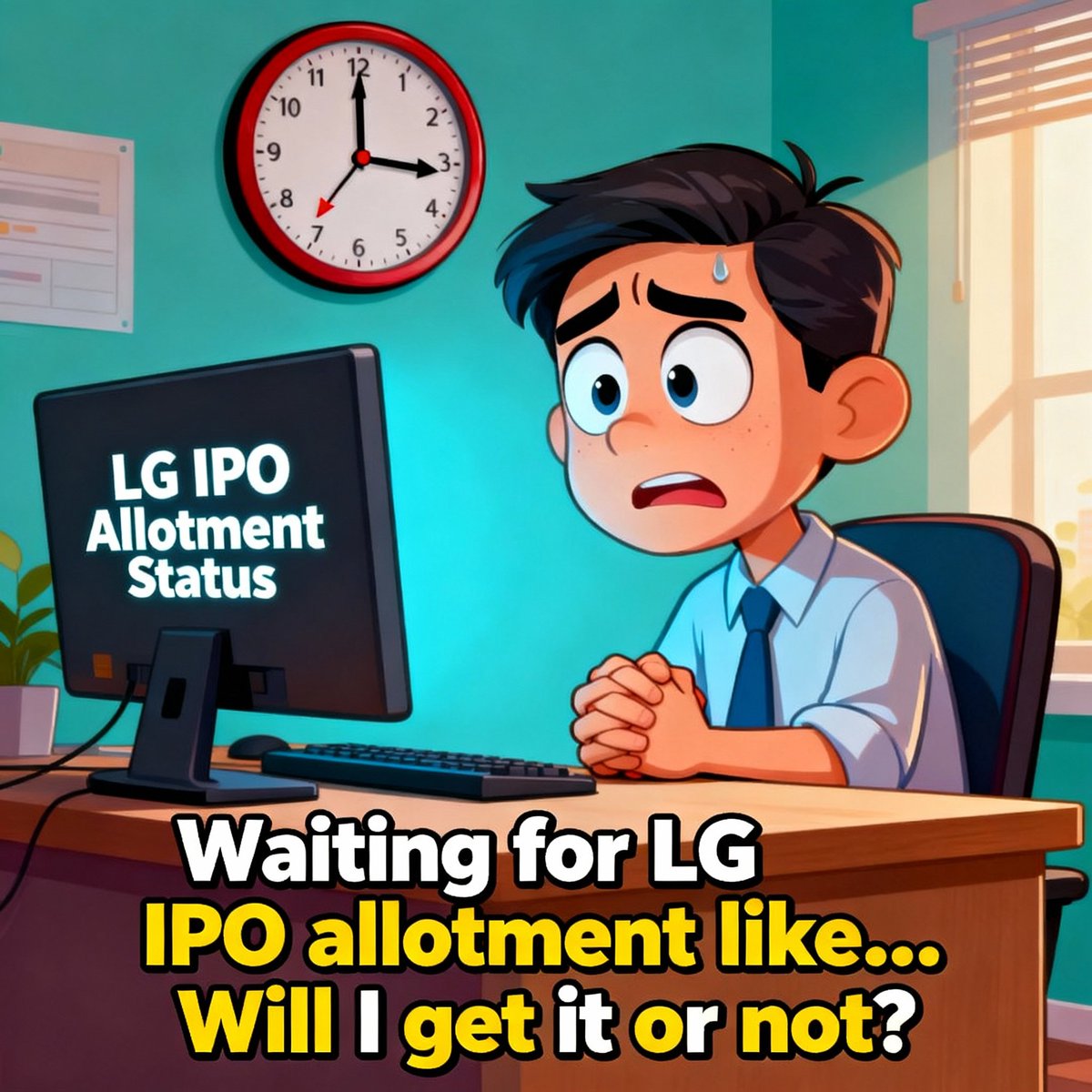 freshjobsalert0's tweet image. &quot;Waiting for the #LGIPO allotment status like... The suspense is real! If you’re also waiting, show some solidarity and retweet this! 🤞📈 #InvestorLife #StockMarketHumor #IPO&quot;