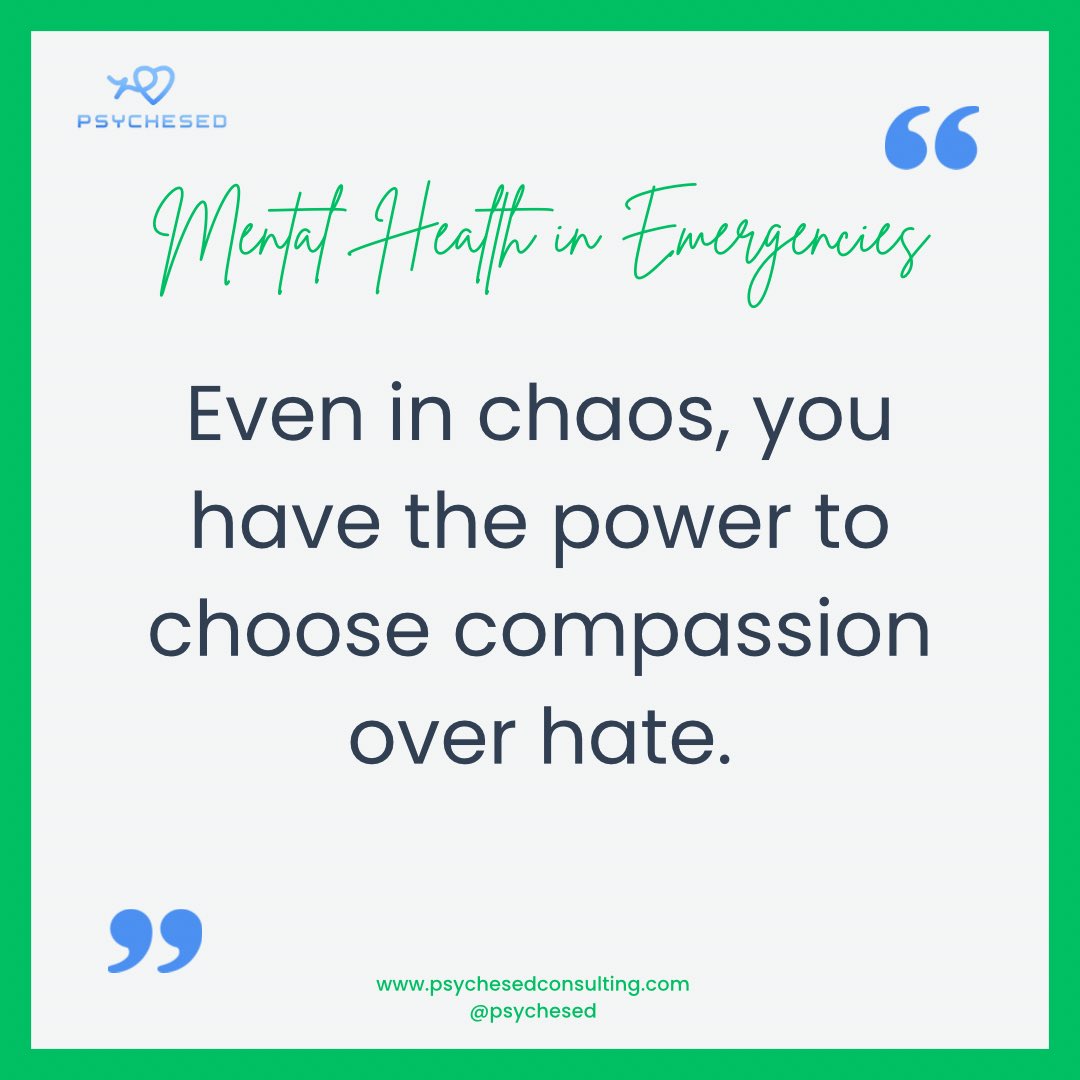 psychesed's tweet photo. moments of conflict, compassion can feel like weakness — but it’s actually the highest form of strength. 💚 #Psychesed #MentalWellbeing https://t.co/R4qkpIlxwO