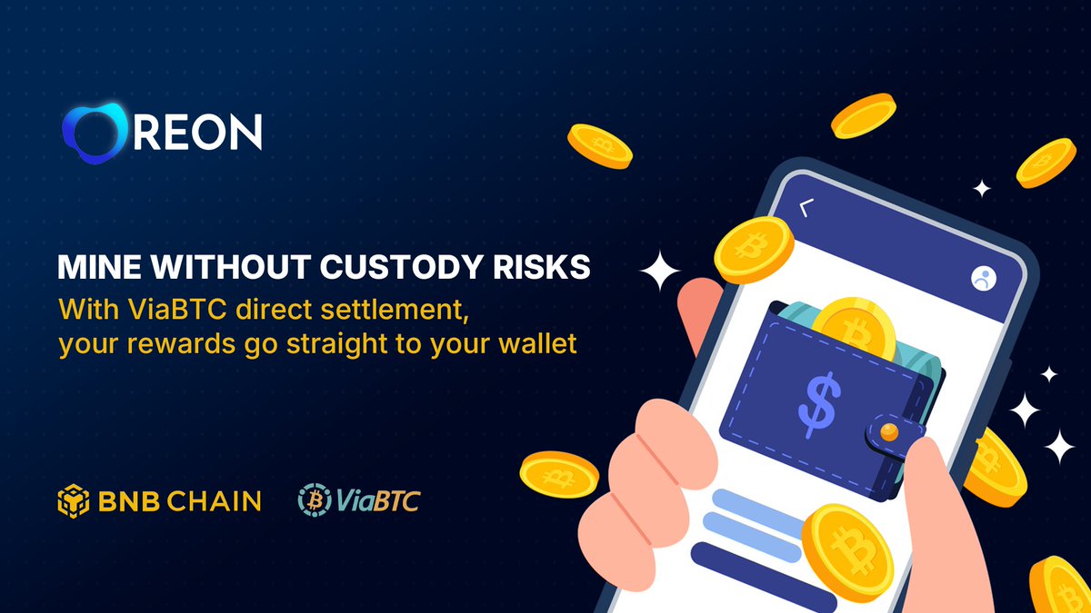 OreonHash's tweet image. No middlemen. No custody risk. 🚫
OREON + ViaBTC = Direct BTC rewards straight to your wallet. ⚡

Transparent. Secure. Real-time.
Mine smarter — not riskier. 💎

📢Telegram Channel: t.me/OreonHashChann… 
🗨️Telegram Chat: t.me/OreonHash 

#OREON #HASHFRAG #BTC #RWA…