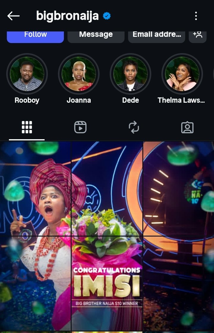 usualreacts's tweet image. Big brother won&apos;t rest? 😂😂
The party is over, and they are still there 
Congratulations Imisi 😊