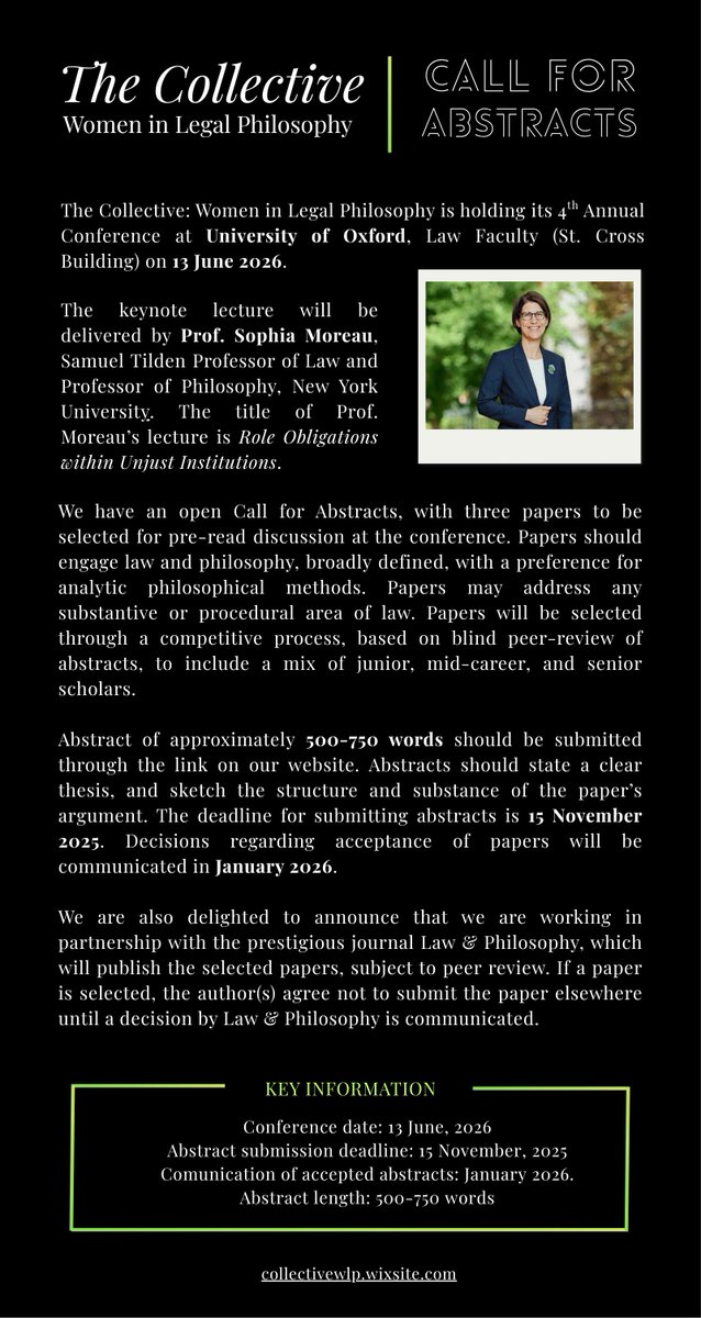The Collective: Women in Legal Philosophy tweet media