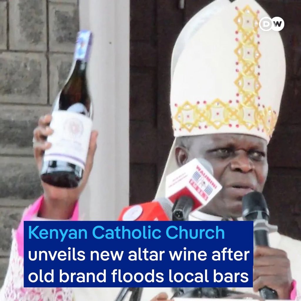 The Catholic Church in Kenya has introduced a new Altar Wine for Holy Mass.

From now on, only wine with the coat of arms of the Kenya Conference of Catholic Bishops (KCCB) and the signature of the bishops’ chairman can be used at Mass.

This decision came after the old Mass wine
