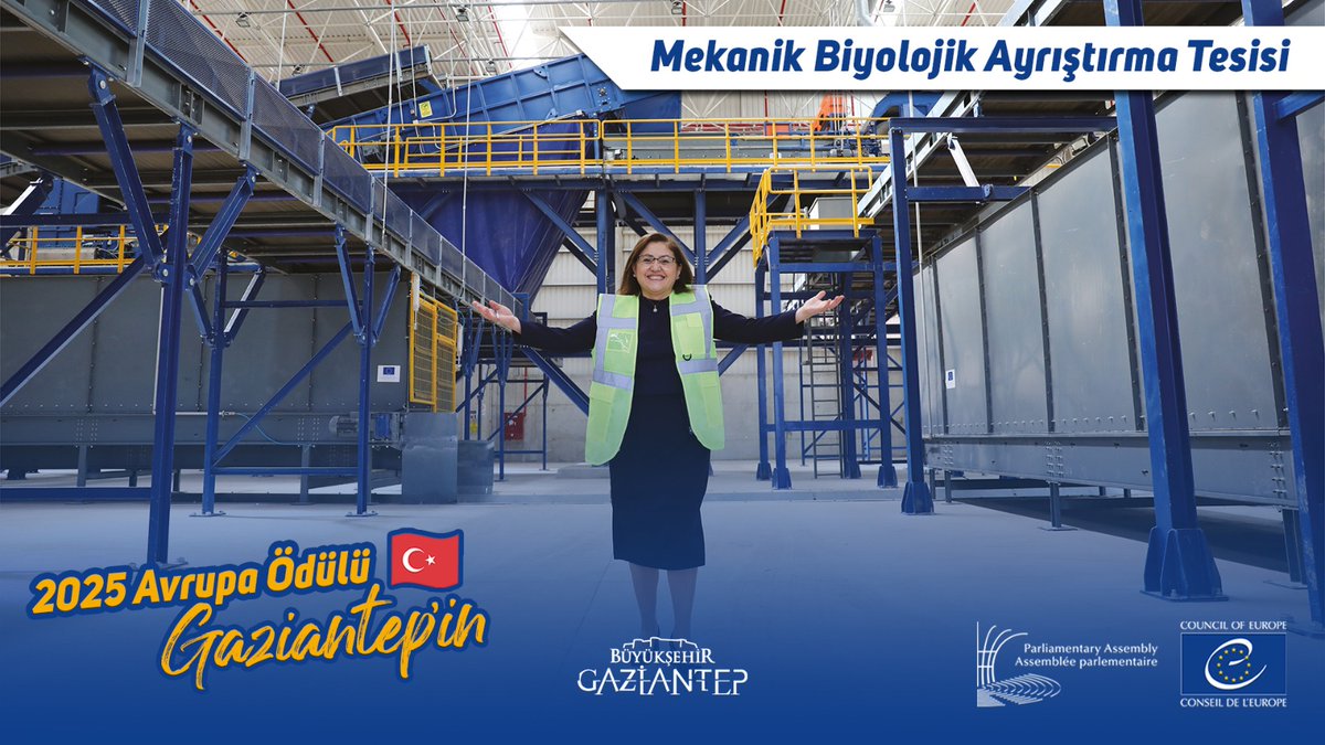 2025 Avupa ödülü Gaziantep'e verildi gururluyuz