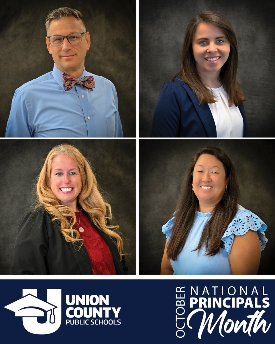 UCPSNC's tweet photo. In honor of #NationalPrincipalsMonth, we want to take a moment to celebrate our incredible leaders who shape our schools and inspire our students! To our @CuthbertsonHSNC, @CuthbertsonMSNC, @KensingtonESNC and @NewTownESNC principals: THANK YOU! @AGHoulihan https://t.co/g92Uu2QKRn