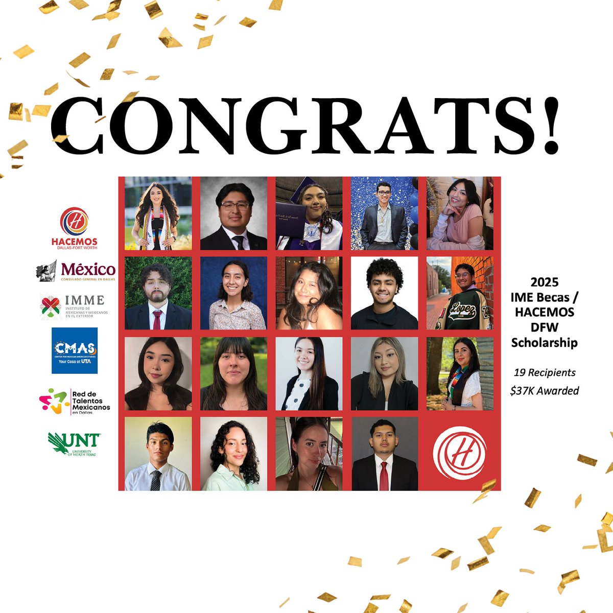 CMAS at UTA (@cmasatuta) on Twitter photo Congratulations to our <a href="/UTArlington/">The University of Texas at Arlington</a> Students who were awarded the IME Becas Scholarship!
Ángel Hernández
Isabella Grace Méndez
América Reséndiz
Yareth Camacho
#UTArlington #somosuta #somoshsi #CMAS #yourcasaatuta Congratulations to our <a href="/UTArlington/">The University of Texas at Arlington</a> Students who were awarded the IME Becas Scholarship!
Ángel Hernández
Isabella Grace Méndez
América Reséndiz
Yareth Camacho
#UTArlington #somosuta #somoshsi #CMAS #yourcasaatuta