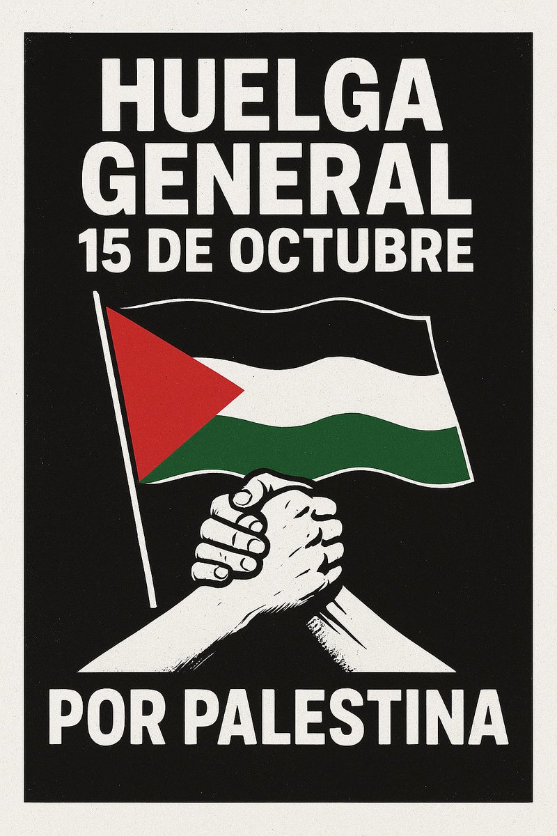 Desde el Sindicato de Periodistas de Madrid apoyamos las iniciativas sindicales convocadas en solidaridad con Palestina. La defensa de los derechos humanos y laborales son inseparables: frente al genocidio, también paramos para exigir justicia.
#PalestinaLibre #Huelga15O