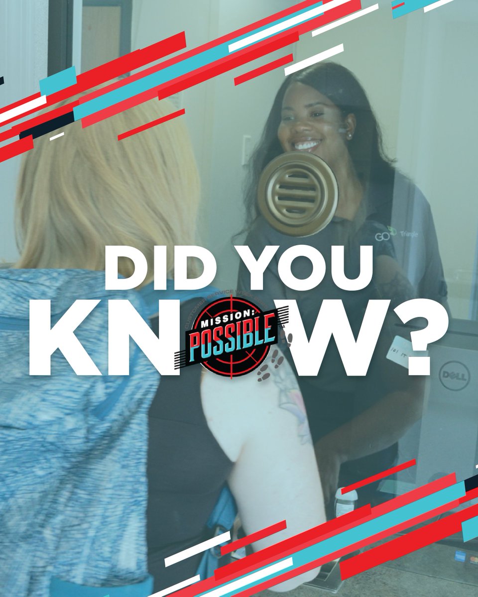 GoTriangle's tweet image. The final day of #CustomerServiceAppreciationWeek is here, and we couldn’t let it pass without thanking our amazing team at the Regional Information Center Service Window. You make every ride smoother and every rider feel welcome.🤗