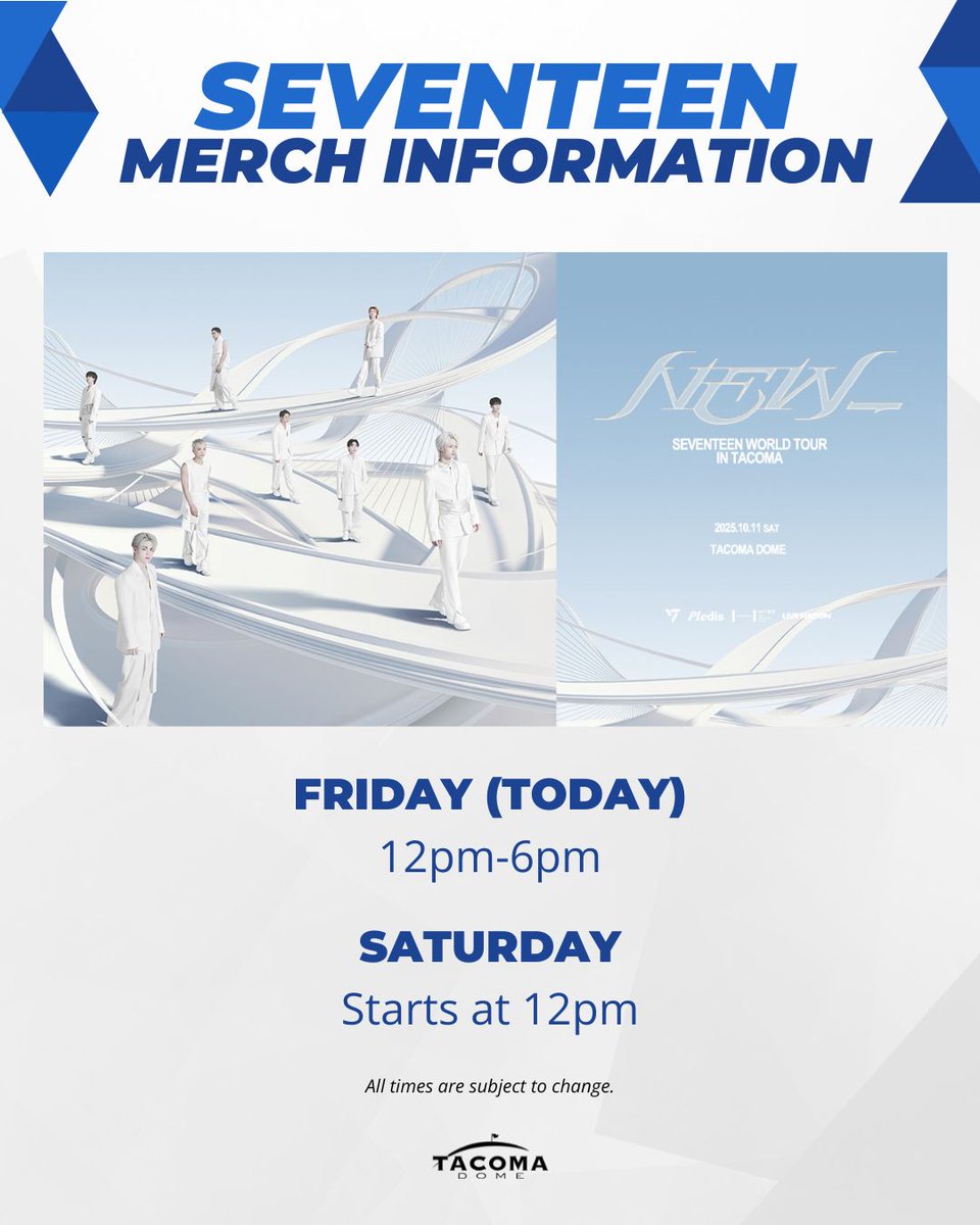 #SEVENTEEN merch information 🎉
#SEVENTEEN #세븐틴
#SVT_WORLDTOUR #NEW_TACOMA
#NEW_US
#SVT_TOUR_NEW_