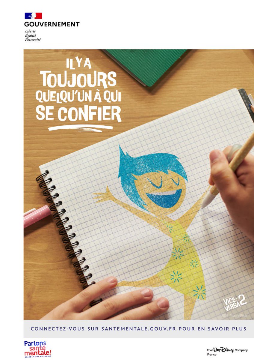 Parce qu’écouter ses émotions, c’est déjà prendre soin de soi 💙 

En cette #JournéeMondialeDeLaSantéMentale, nous lançons la campagne #ParentalitéEtJeunesse. 

Objectif : lancer une culture de la prévention en santé mentale, dès le plus jeune âge ✨