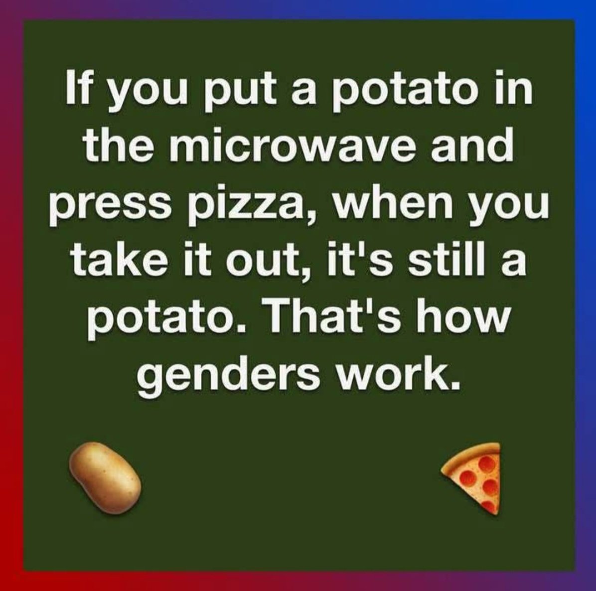 MarkUltramaga's tweet image. Maybe if we keep it simple for them?   So, if we talk to them like they&apos;re kids,  they will leave our kids alone!  I mean, even Mr. Potato Head would understand this one.