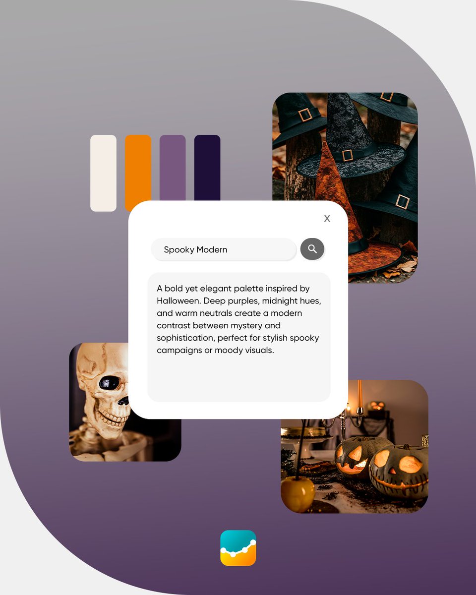 codesmmarketing's tweet photo. From spooky season to pumpkin spice lattes, each deserves a creative color palette. 🍂✨

These three fall-inspired color moods are some of the palettes our designers love using right now. Which one is your favorite? https://t.co/bw9rmAxi4L