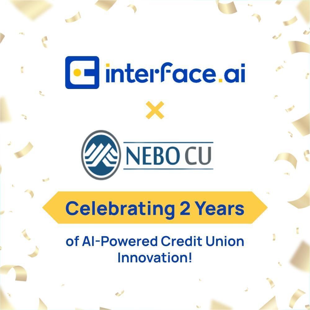 interfaceAI's tweet image. 🎉 Celebrating 2 incredible years with Nebo Credit Union!
Together, we’re redefining member experience with Voice AI.
Kudos to the amazing @nebocreditunion team for driving innovation that improves their members' lives! 💙
#VoiceAI #CreditUnions