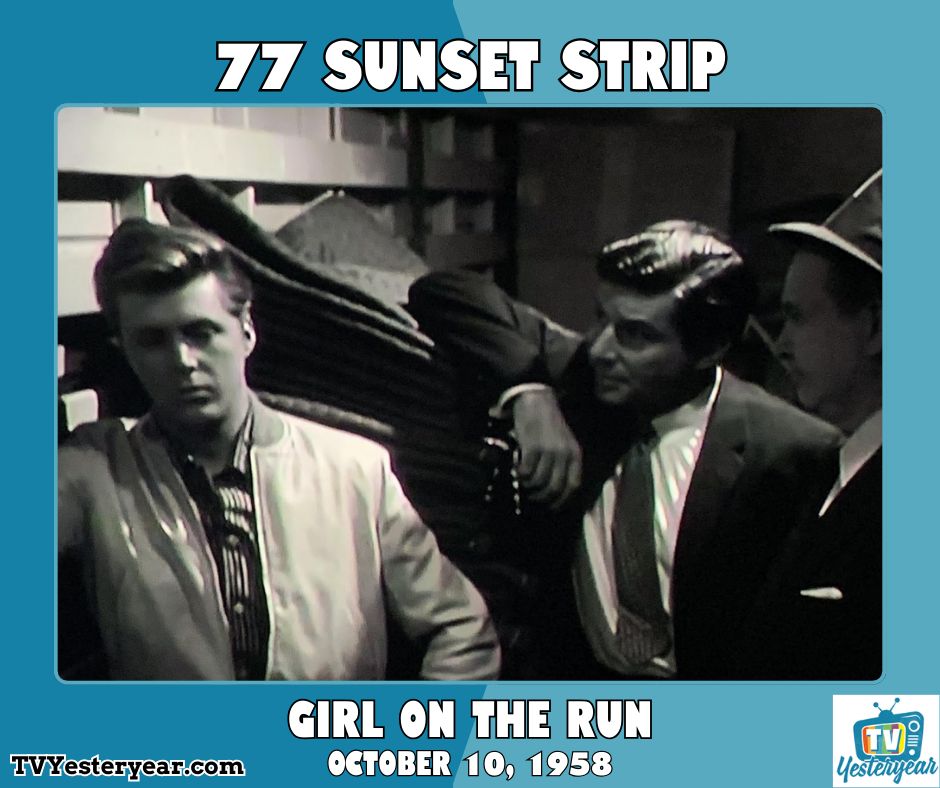 tvyesteryear's tweet image. 77 Sunset Strip, about two former secret agents turned private detectives, debuted with episode &quot;Girl On The Run&quot; on this date in 1958. It starred Efrem Zimbalist, Jr, Roger Smith, and Edd &quot;Kookie&quot; Byrnes.