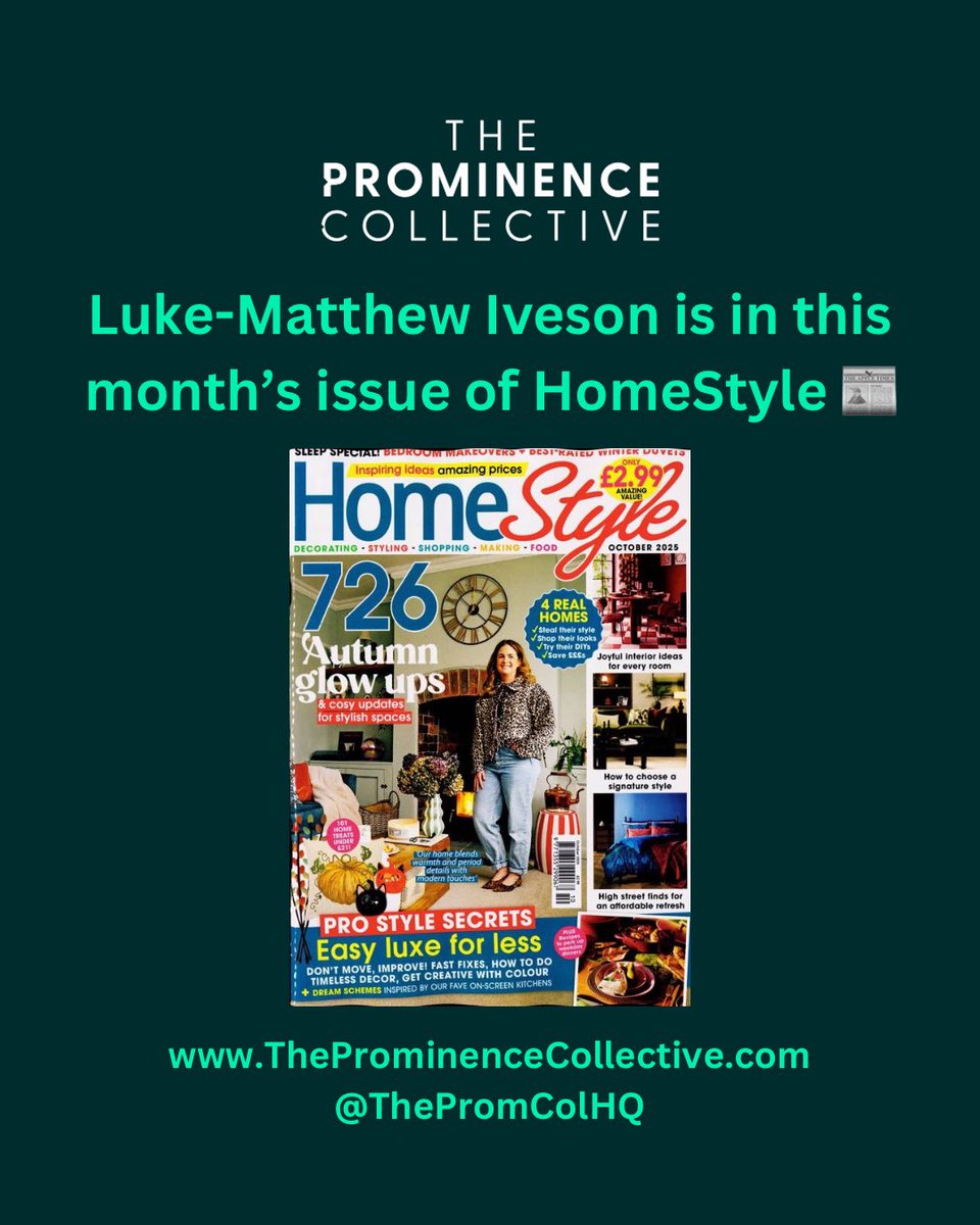 Our client Luke-Matthew Iveson is in this month’s issue of <a href="/homestylemaguk/">HomeStyle Magazine</a> 📰 

#Press #Media #Magazine