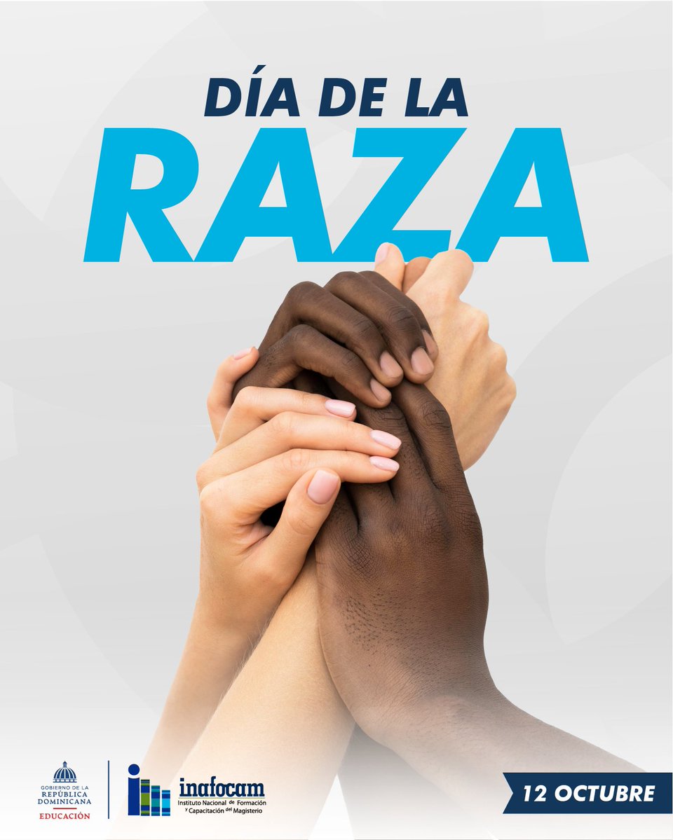 Recordamos la diversidad cultural que nos une como pueblo. 🤝

La riqueza de nuestra identidad está en el respeto, la inclusión y la unión de nuestras raíces.

#DíaDeLaRaza #Inafocam #Educación