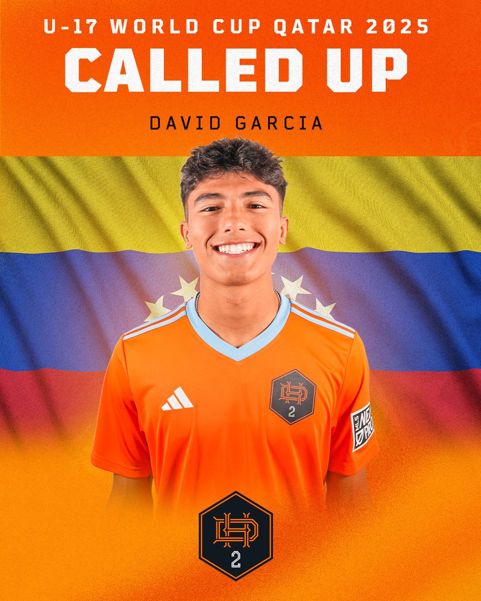 houstondynamo2's tweet image. CALLED UP!
David Garcia and the Venezuela U-17 National Team continue their FIFA U-17 World Cup preparations, competing in the Dubai Youth Challenge later this month and facing Japan in an international friendly ahead of the tournament in November.
