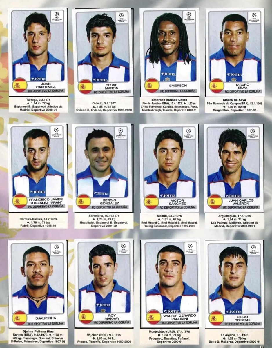 UCL 01/02 - Deportivo ✨