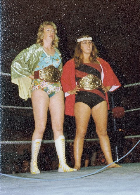 ClassWomenWrest's tweet image. Judy Martin and Leilani Kai