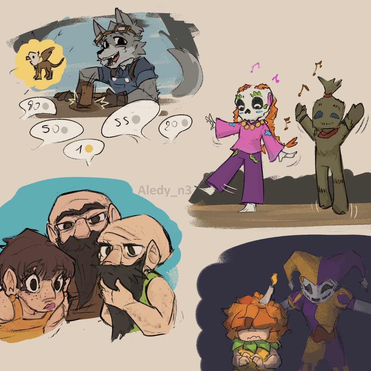 Me encanta dibujar a las criaturas del árbol AAAAA 🗣️‼️‼️

Todo esto lo dibujé al paso de las semanas, que weba ponerlos por separado
#MitologiasRPG