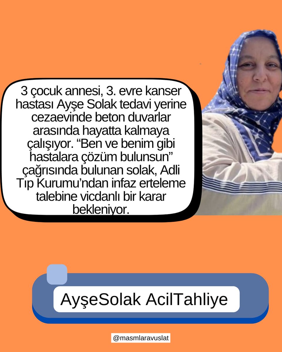 AyşeSolak AcilTahliye
Bir insanın hayatı, bir imza kadar yakın.
O imza gecikirse, vicdan çok uzak kalır.
@avahmetozkan <a href="/cuneytkaplan/">cuneyt  kaplan</a> @av_bunyumin @emrahsekerci27