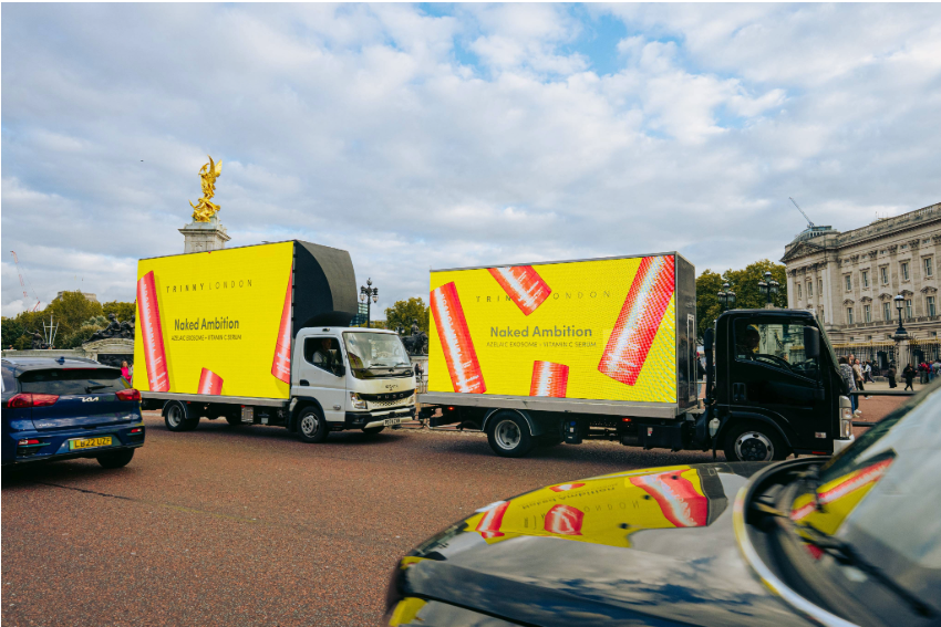 MonsterMedia__'s tweet photo. Launching in London with Monster AdVans for @trinnylondon

Unmissable and high-impact. 
Partnering with BSCNE &amp; Digitaldsvan.
https://t.co/56Pag5Pfzz https://t.co/PAV7f0aezN
