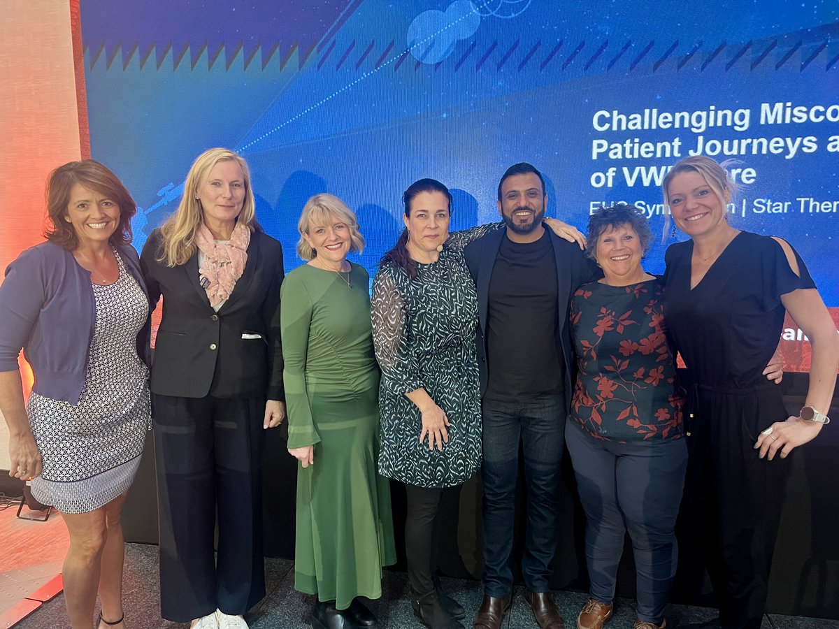 STAR_Biotech's tweet image. At #EHC2025, we partnered with leading advocates &amp;amp; experts to challenge misconceptions in #vonWillebrandDisease and spotlight unmet needs in care. We're proud to work with organizations like @EHC_Haemophilia to elevate patient voices &amp;amp; drive progress in #bleedingdisorder care.