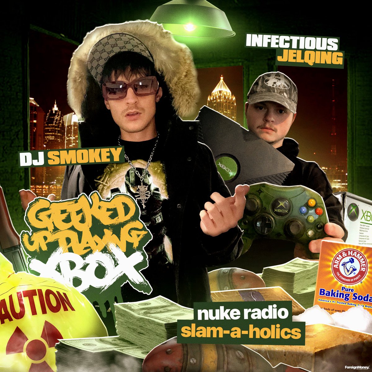 nukepapi's tweet image. OUT NOW “GEEKED UP PLAYING XBOX ALL DAY” with @infectiousjelq ‼️🔥🎮
Spotify tinyurl.com/2dwfy2vn
SoundCloud tinyurl.com/3mdfhv2w
GO RUN IT UP….FIRST SINGLE BEFORE THE TAPE ⚠️🤮😱
Art by @ysl_euro