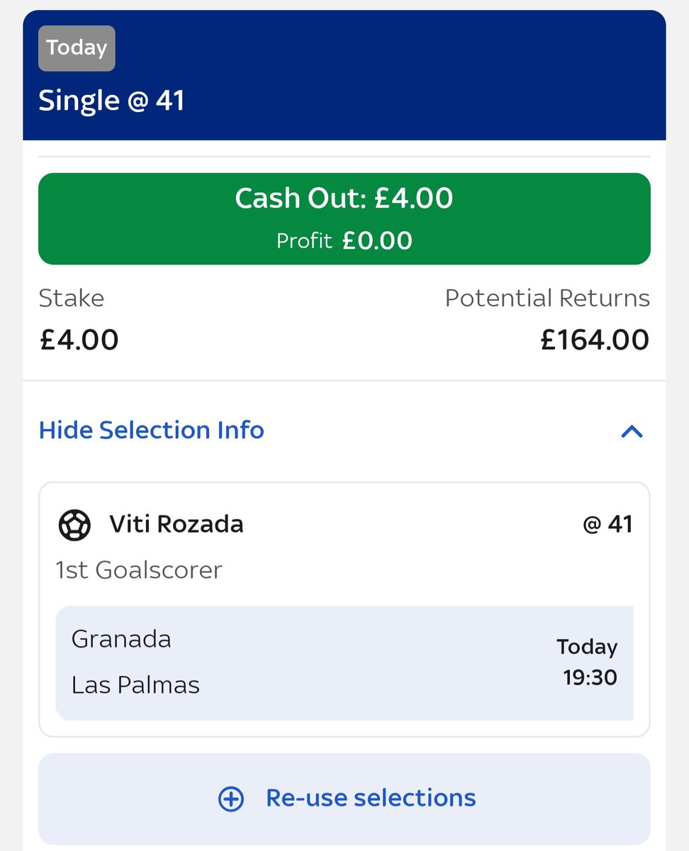 hjmarsh10's tweet photo. @VentajaFootball locked out of PaddyPower but that isn't gonna stop me from placing https://t.co/hXby4ZVXE4