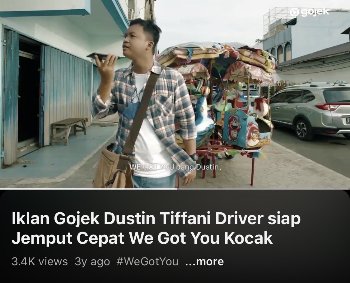 kambingsilver's tweet photo. @DustinGeinbee @gojekindonesia Waduh? Iklan ini bohong dong? https://t.co/jM1sLVKGuY