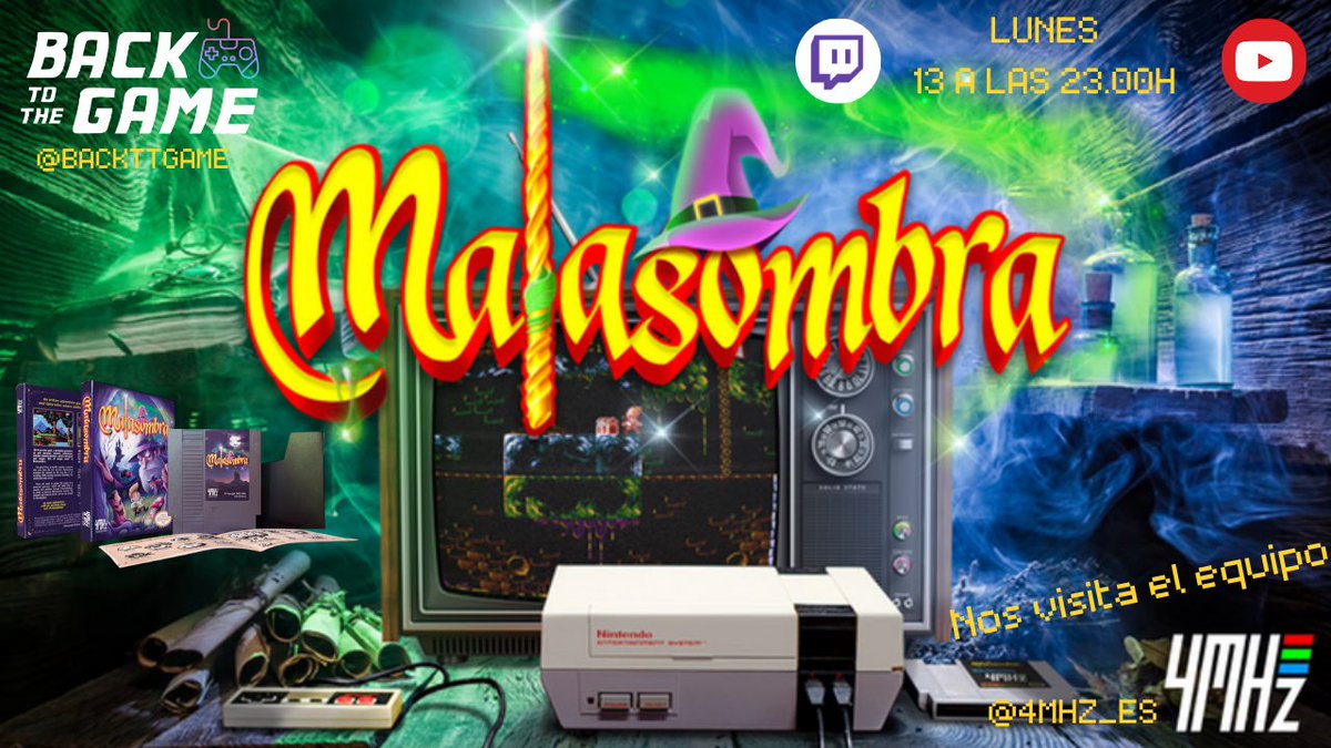 Este lunes a las 23.00h se nos presenta una charla divertida y amena con los magos de <a href="/4mhz_es/">4MHz.es</a> <a href="/4mhz_en/">4MHz.es in English</a> 
No os la perdáis!!!