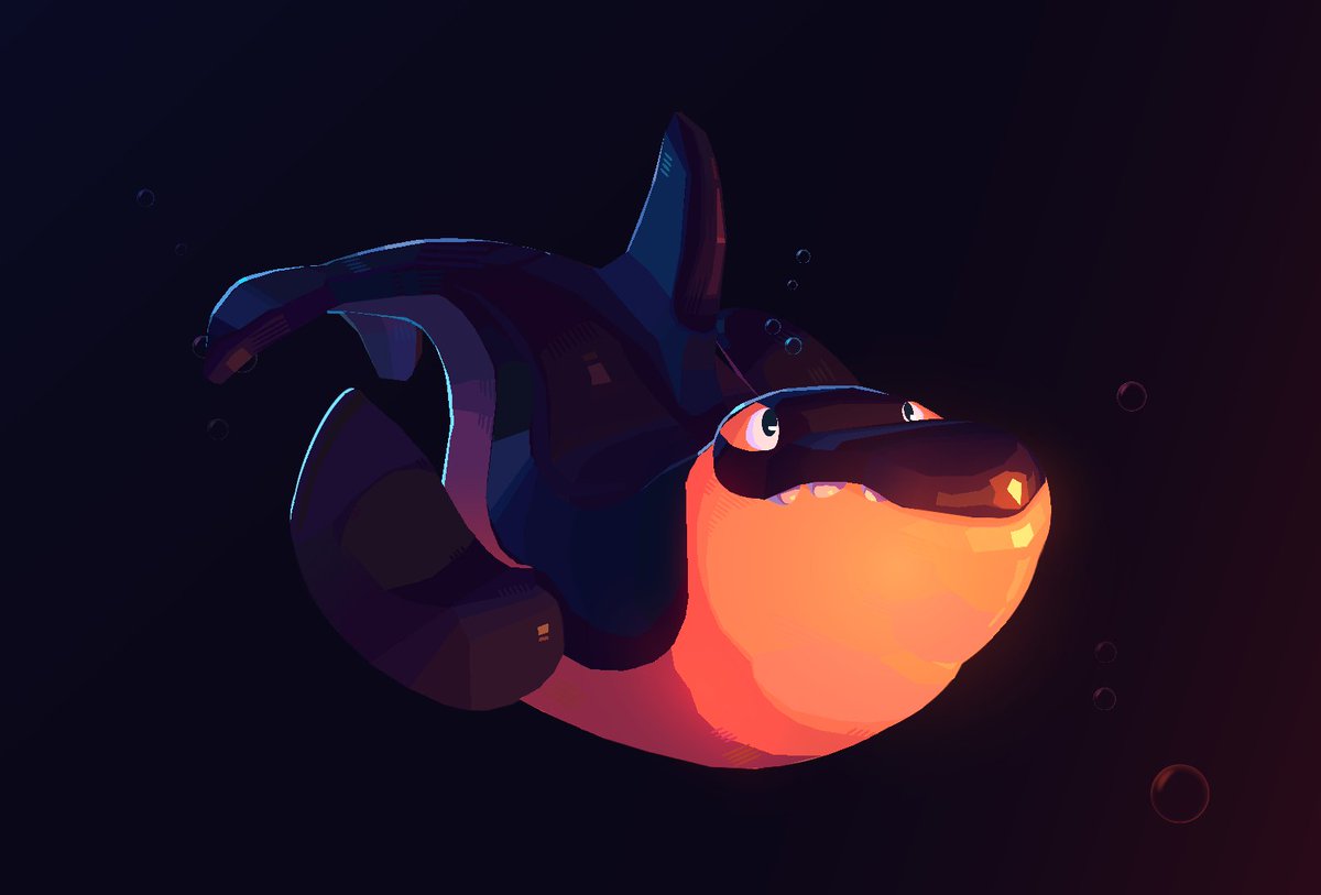 iibonii_'s tweet image. Tried to draw something more complex and took a orca 🐋🫧

#GeometryDash