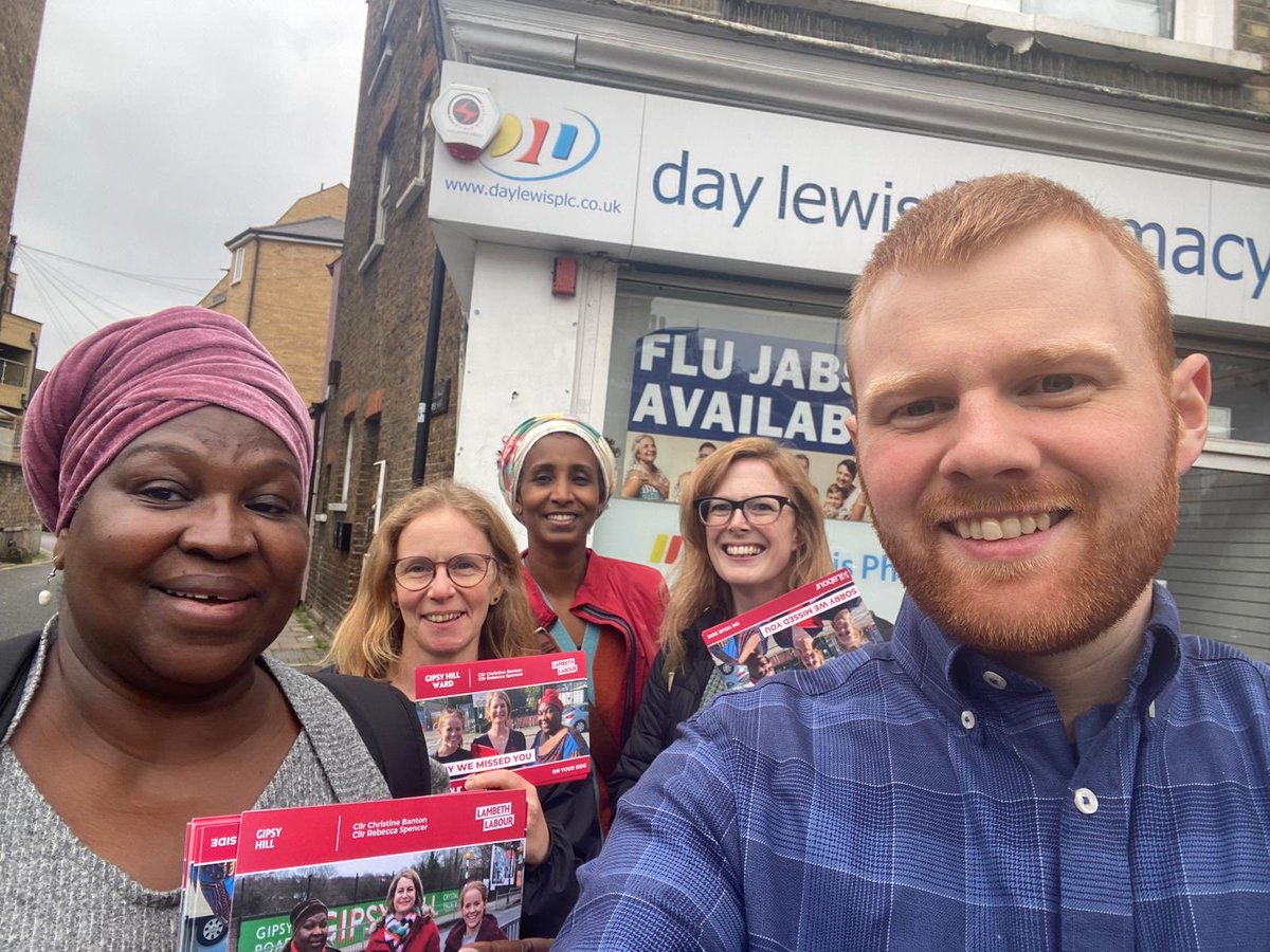 Fantastic way to spend a Friday afternoon - out talking to, and listening to #GipsyHill residents. 

Some casework picked up, good discussions, &amp; great to see lots of Labour support 🌹