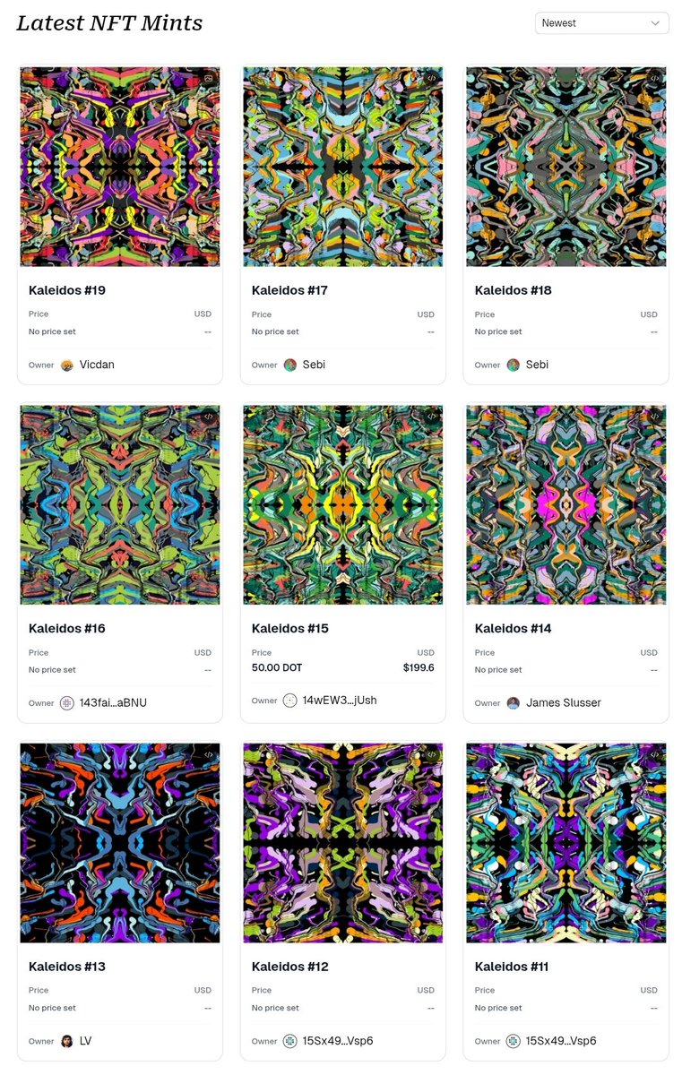 ArkainArt's tweet image. 🌀 Kaleidos is alive @ChaoticApp!

18 gone. 13 left.
