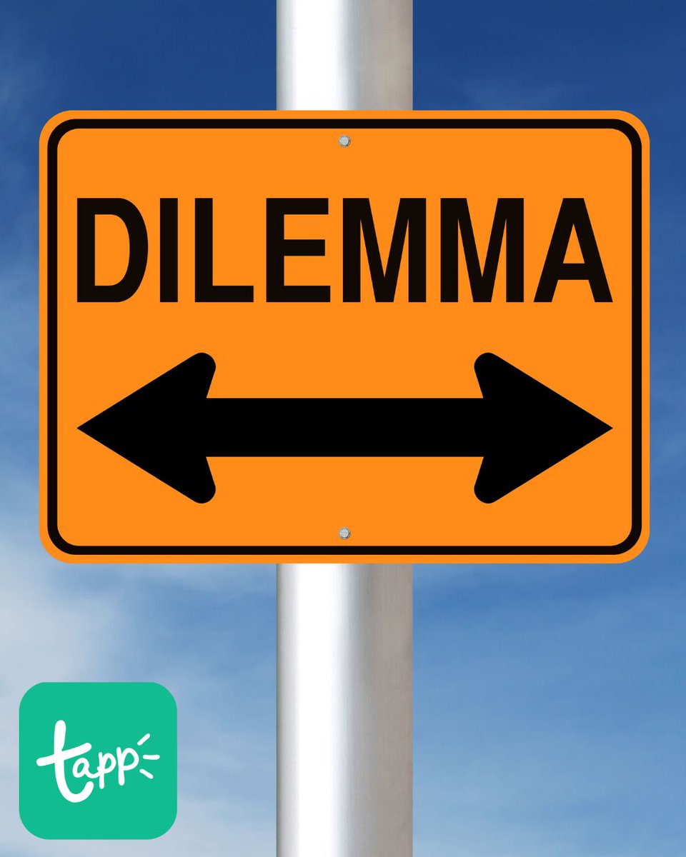 Vandaag een dilemma in de app... Neem zeker een kijkje 👀